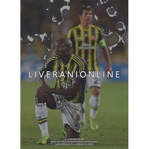 UEFA Chanpions League playoff first leg match between Fenerbahce and Arsenal at Sukru Saracoglu Stadiym in Istanbul, Turkey on august 21, 2013. Pictured: Pierre Webo of Fenerbahce. LIGA MISTRZOW SEZON 2013/2014 PILKA NOZNA FENERBAHCE ISTAMBUL vs ARSENAL LONDYN FOT.SESKIMPHOTO/NEWSPIX.PL POLAND, TURKEY, GERMANY, AUSTRIA AND UK OUT !!! --- Newspix.pl AG ALDO LIVERANI SAS ONLY ITALY *** Local Caption *** www.newspix.pl mail us: info@newspix.pl call us: 0048 022 23 22 222 --- Polish Picture Agency by Ringier Axel Springer Poland