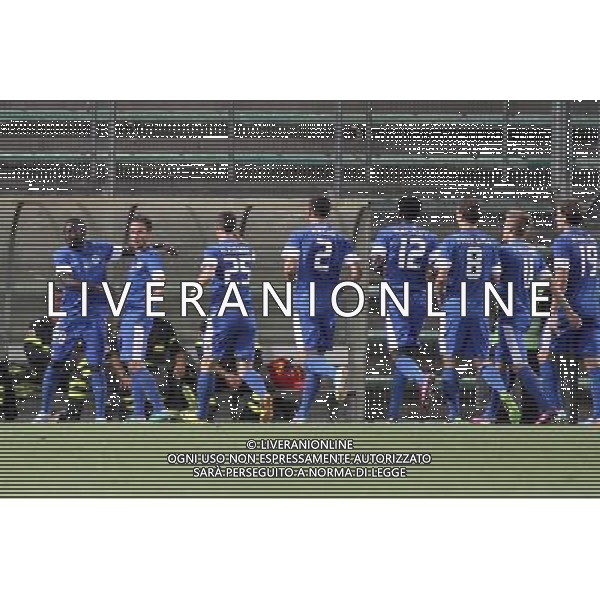 UDINESE - SLOVAN LIBEREC PRELIMINARI COPPA UEFA A TRIESTE 22 AGOSTO 2013 NELLA FOTO ESULTANZA DOPO IL GOL DI RYBALKA ©GARBUIO/AGENZIA ALDO LIVERANI SAS