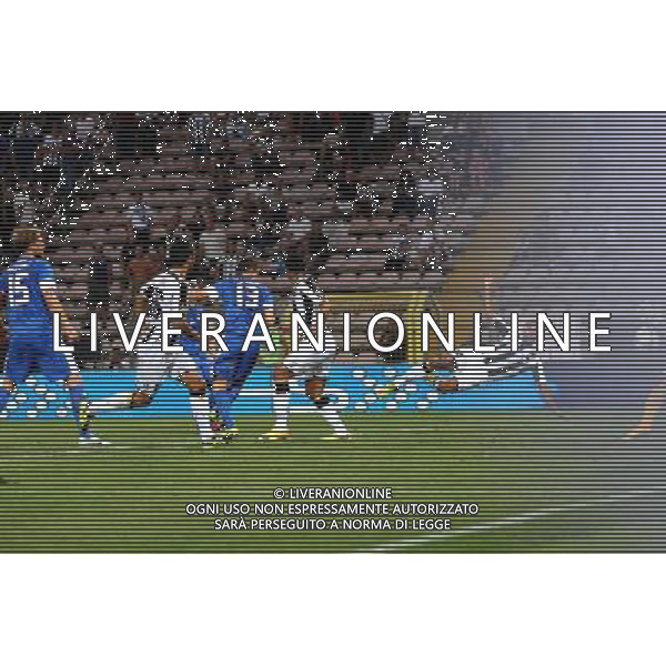 UDINESE - SLOVAN LIBEREC PRELIMINARI COPPA UEFA A TRIESTE 22 AGOSTO 2013 NELLA FOTO IL GOL DI GABRIEL SILVA ©GARBUIO/AGENZIA ALDO LIVERANI SAS