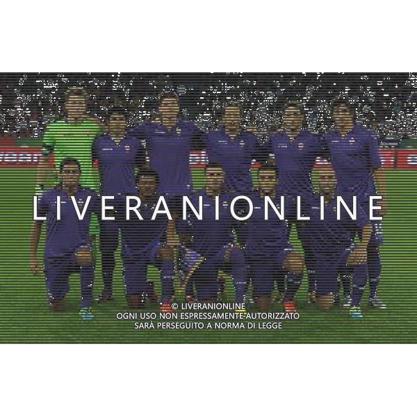 UEFA Europa League 2013/2014 Spareggi Andata Zurigo - 22.08.2013 Grasshoppers-Fiorentina Nella Foto:fiorentina squadra formazione neto,rodriguez,roncaglia,aquilani,cuadrado,savic,valero,ambrosini,pasqual,gomez,rossi /Ph.Vitez-Ag. Aldo Liverani