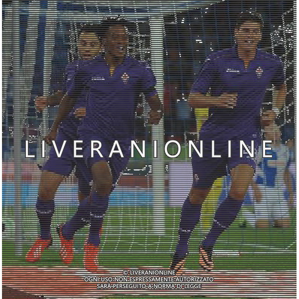 UEFA Europa League 2013/2014 Spareggi Andata Zurigo - 22.08.2013 Grasshoppers-Fiorentina Nella Foto:cuadrado esulta /Ph.Vitez-Ag. Aldo Liverani