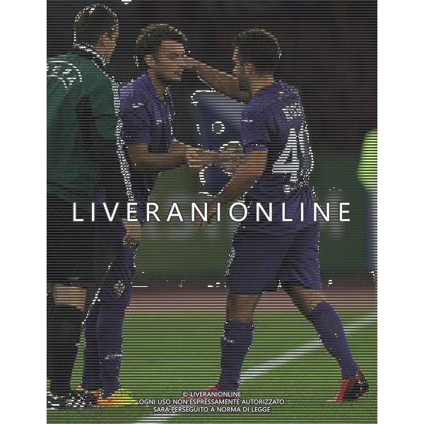 UEFA Europa League 2013/2014 Spareggi Andata Zurigo - 22.08.2013 Grasshoppers-Fiorentina Nella Foto:Rossi Giuseppe-Ljajic Adem sostituzione /Ph.Vitez-Ag. Aldo Liverani