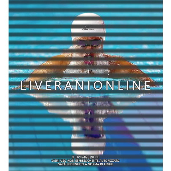 (130823) -- NANJING, Aug. 23, 2013 () -- Cai Bing-Rong of Chinese Taipei competes during the Boys\' 200m Breaststroke Final of swimming at 2013 Asian Youth Games in Nanjing, capital of east China\'s Jiangsu Province, Aug. 23, 2013. Cai Bing-Rong of Chinese Taipei won the gold medal.(/Ding Haitao) ©photoshot/AGENZIA ALDO LIVERANI SAS - ITALY ONLY - Giochi della Gioventu\' 2013 asiatici a Nanjing capitale della Cina orientale nella provincia del Jiangsu, agosto 2013.