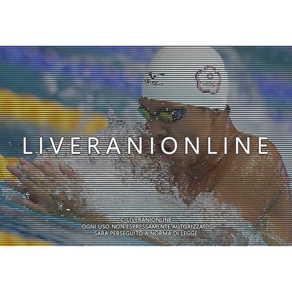 (130823) -- NANJING, Aug. 23, 2013 () -- Cai Bing-Rong of Chinese Taipei competes during the Boys\' 200m Breaststroke Final of swimming at 2013 Asian Youth Games in Nanjing, capital of east China\'s Jiangsu Province, Aug. 23, 2013. Cai Bing-Rong of Chinese Taipei won the gold medal.(/Han Yuqing) ©photoshot/AGENZIA ALDO LIVERANI SAS - ITALY ONLY - Giochi della Gioventu\' 2013 asiatici a Nanjing capitale della Cina orientale nella provincia del Jiangsu, agosto 2013.