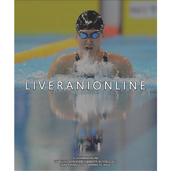(130823) -- NANJING, Aug. 23, 2013 () -- South Korea\'s Yang Jiwon competes during the girls\' 200m breaststroke final of swimming at 2013 Asian Youth Games in Nanjing, capital city of east China\'s Jiangsu Province, on Aug. 23, 2013. Yang claimed the title. (/Zhao Peng) ©photoshot/AGENZIA ALDO LIVERANI SAS - ITALY ONLY - Giochi della Gioventu\' 2013 asiatici a Nanjing capitale della Cina orientale nella provincia del Jiangsu, agosto 2013.