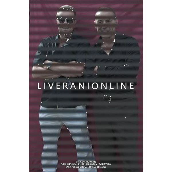 Matt Bianco - L-R Mark Fisher, Mark Reilly photocall at the 2013 Rewind Festival, Day 2, Sunday, 18th August, Temple Island Meadows, Remenham Farm, Remenham, Henley-on-Thames, Oxfordshire, United Kingdom Date: 18/08/2013 ©photoshot/AGENZIA ALDO LIVERANI SAS - ITALY ONLY - EDITORIAL USE ONLY