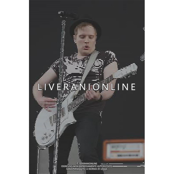 Fall Out Boy perform at Leeds Fetival 2013, Bramham Park, Leeds, England, 23rd August 2013. ©photoshot/AGENZIA ALDO LIVERANI SAS - ITALY ONLY - EDITORIAL USE ONLY