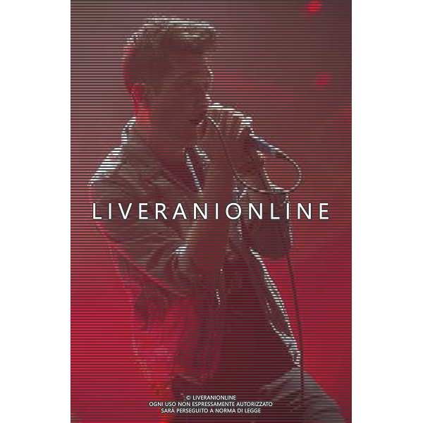 London band Bastille perform at Reading Festival 2013, Richfield Avenue, Reading, England, UK on 23rd August 2013. The four-piece consists of Dan Smith (lead vocals), Chris \'Woody\' Wood, Will Farquarson and Kyle Simmons. ©PHOTOSHOT/AGENZIA ALDO LIVERANI SAS - ITALY ONLY - EDITORIAL USE ONLY