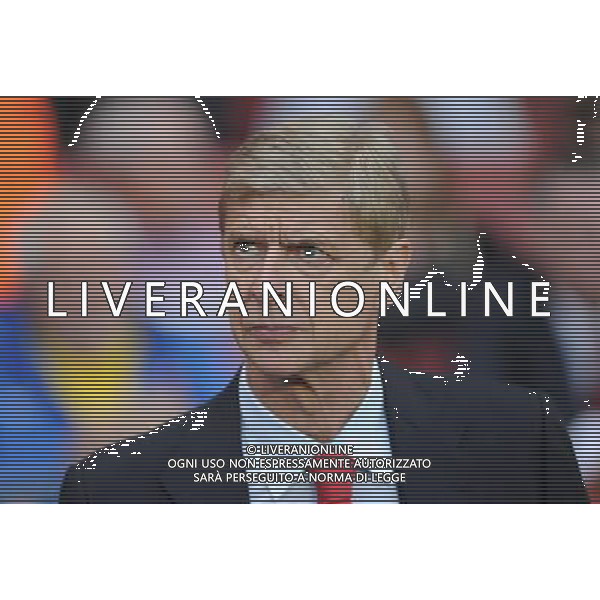  Arsene Wenger before the Champions League qualifier second leg, between Arsenal and Fenerbahce at The Emirates Stadium, London, on Tuesday August 27, 2013. ©photoshot/AGENZIA ALDO LIVERANI SAS - ITALY ONLY - Arsenal vs Fenerbahce gara ritorno Preliminari Champions League all\'Emirates Stadium di Londra, 27 Agosto, 2013.