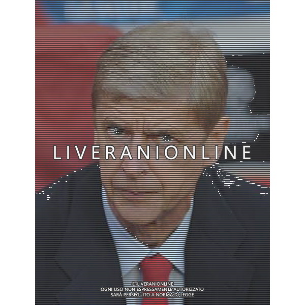  Arsene Wenger before the Champions League qualifier second leg, between Arsenal and Fenerbahce at The Emirates Stadium, London, on Tuesday August 27, 2013. ©photoshot/AGENZIA ALDO LIVERANI SAS - ITALY ONLY - Arsenal vs Fenerbahce gara ritorno Preliminari Champions League all\'Emirates Stadium di Londra, 27 Agosto, 2013.