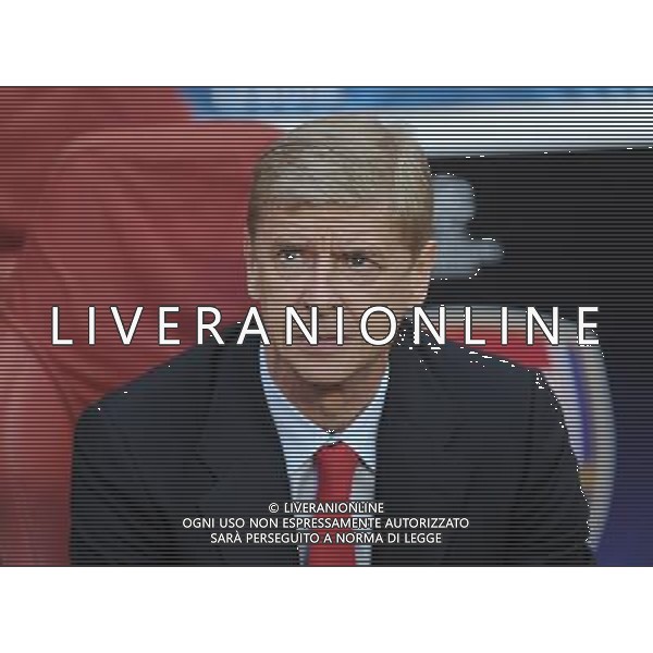  Arsene Wenger before the Champions League qualifier second leg, between Arsenal and Fenerbahce at The Emirates Stadium, London, on Tuesday August 27, 2013. ©photoshot/AGENZIA ALDO LIVERANI SAS - ITALY ONLY - Arsenal vs Fenerbahce gara ritorno Preliminari Champions League all\'Emirates Stadium di Londra, 27 Agosto, 2013.