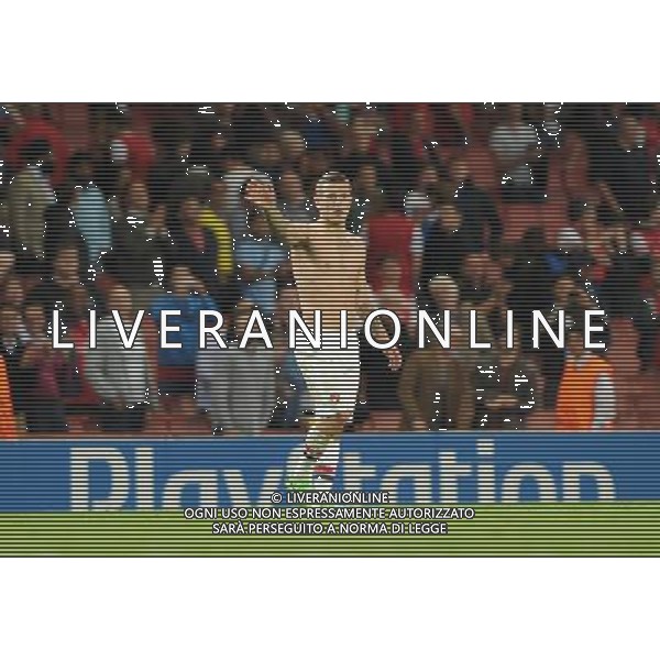  Jack Wilshire after playing in the Champions League qualifier second leg, between Arsenal and Fenerbahce at The Emirates Stadium, London, on Tuesday August 27, 2013. ©photoshot/AGENZIA ALDO LIVERANI SAS - ITALY ONLY - Arsenal vs Fenerbahce gara ritorno Preliminari Champions League all\'Emirates Stadium di Londra, 27 Agosto, 2013.