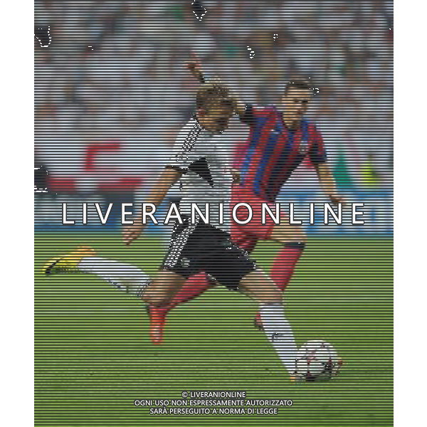 2013.08.27 WARSZAWA PILKA NOZNA LIGA MISTRZOW SEZON 2013/2014 FOOTBALL UEFA CHAMPIONS LEAGUE SEASON 2013/2014 LEGIA WARSZAWA - STEAUA BUKARESZT BUCURESTI N/Z BRAMKA GOL RADOSC 2-2 JAKUB RZEZNICZAK FOTO LUKASZ LASKOWSKI / PRESSFOCUS NEWSPIXPL --- Newspix.pl AG ALDO LIVERANI SAS ONLY ITALY *** Local Caption *** www.newspix.pl mail us: info@newspix.pl call us: 0048 022 23 22 222 --- Polish Picture Agency by Ringier Axel Springer Poland