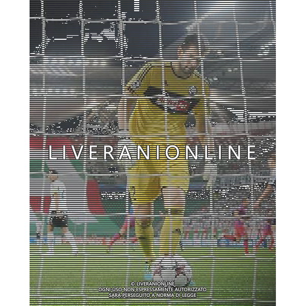 2013.08.27 WARSZAWA PILKA NOZNA LIGA MISTRZOW SEZON 2013/2014 FOOTBALL UEFA CHAMPIONS LEAGUE SEASON 2013/2014 LEGIA WARSZAWA - STEAUA BUKARESZT BUCURESTI N/Z BRAMKA GOL RADOSC SMUTEK DUSAN KUCIAK FOTO LUKASZ LASKOWSKI / PRESSFOCUS NEWSPIXPL --- Newspix.pl AG ALDO LIVERANI SAS ONLY ITALY *** Local Caption *** www.newspix.pl mail us: info@newspix.pl call us: 0048 022 23 22 222 --- Polish Picture Agency by Ringier Axel Springer Poland