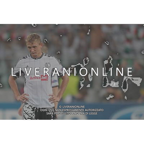 27.08.2013 WARSZAWA, LAZIENKOWSKA3 PEPSI ARENA PILKA NOZNA, RUNDA PLAY OFF KWALIFIKACJI DO DO UEFA LIGII MISTRZOW (PLAY OFF QUALIFICATION ROUND UEFA CHAMPIONS LEAGUE SECOND GAME) MECZ LEGIA WARSZAWA - STAEUA BUKARESZT (GAME LEGIA WARSAW - STEAUA BUCURESTI) NZ LEGIA SMUTEK, LEGIA NIE ZAGRA W LIDZE MISTRZOW; JAKUB RZEZNICZAK FOTO LUKASZ GROCHALA/CYFRASPORT/NEWSPIX.PL --- Newspix.pl AG ALDO LIVERANI SAS ONLY ITALY *** Local Caption *** www.newspix.pl mail us: info@newspix.pl call us: 0048 022 23 22 222 --- Polish Picture Agency by Ringier Axel Springer Poland