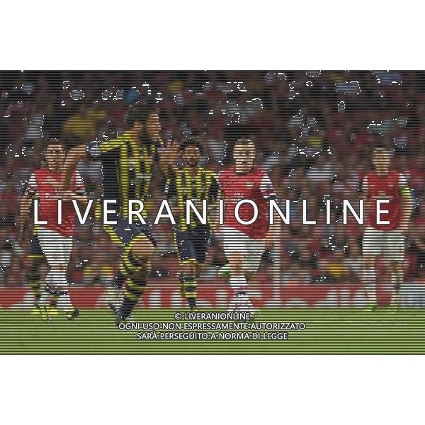 Jack Wilshire playing in the Champions League qualifier second leg, between Arsenal and Fenerbahce at The Emirates Stadium, London, on Tuesday August 27, 2013. 