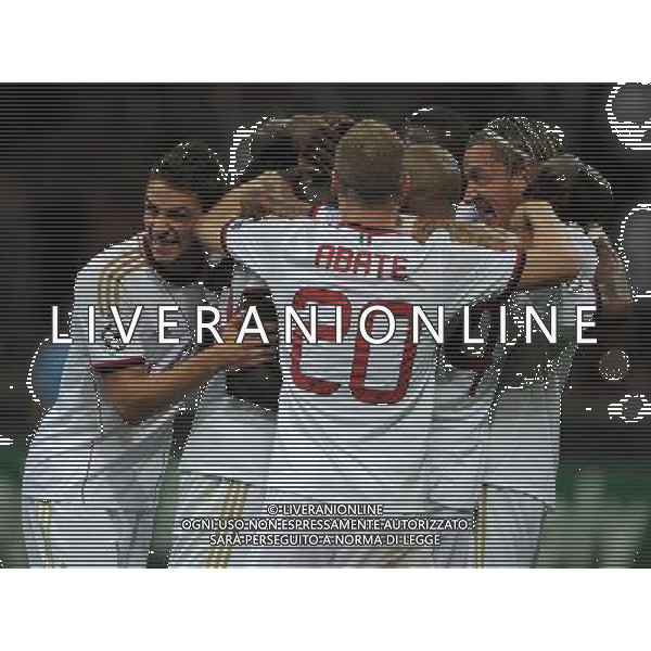 UEFA Champions League 2013/2014 Spareggi Ritorno Milano - 28.08.2013 Milan-PSV Eindhoven Nella Foto:balotelli esulta /Ph.Vitez-Ag. Aldo Liverani