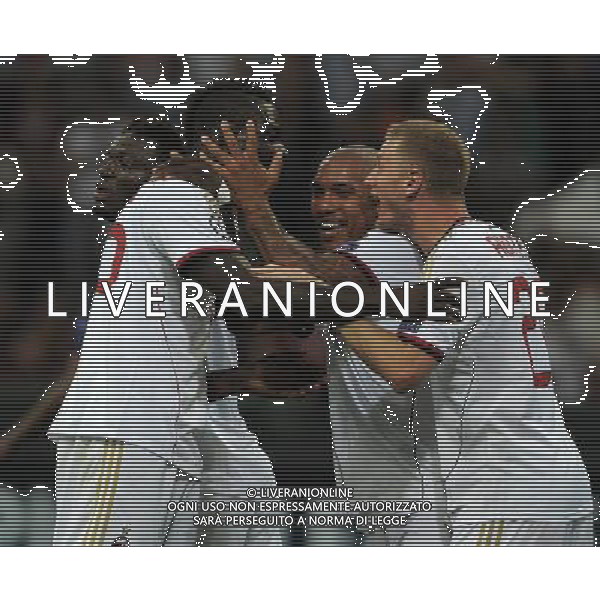 UEFA Champions League 2013/2014 Spareggi Ritorno Milano - 28.08.2013 Milan-PSV Eindhoven Nella Foto:balotelli esulta /Ph.Vitez-Ag. Aldo Liverani