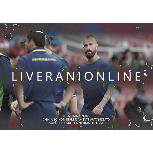  Raul Meireles warming up before the Champions League qualifier second leg, between Arsenal and Fenerbahce at The Emirates Stadium, London, on Tuesday August 27, 2013. ©photoshot/AGENZIA ALDO LIVERANI SAS - ITALY ONLY - EDITORIAL USE ONLY