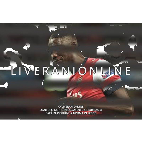  Yaya Sanogo playing in the Champions League qualifier second leg, between Arsenal and Fenerbahce at The Emirates Stadium, London, on Tuesday August 27, 2013. ©photoshot/AGENZIA ALDO LIVERANI SAS - ITALY ONLY - EDITORIAL USE ONLY