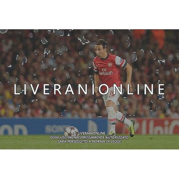  Santi Cazorla playing in the Champions League qualifier second leg, between Arsenal and Fenerbahce at The Emirates Stadium, London, on Tuesday August 27, 2013. ©photoshot/AGENZIA ALDO LIVERANI SAS - ITALY ONLY - EDITORIAL USE ONLY