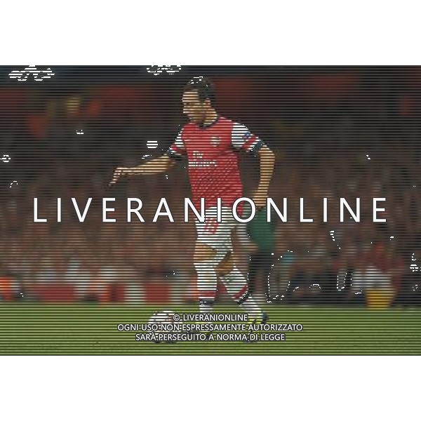  Santi Cazorla playing in the Champions League qualifier second leg, between Arsenal and Fenerbahce at The Emirates Stadium, London, on Tuesday August 27, 2013. ©photoshot/AGENZIA ALDO LIVERANI SAS - ITALY ONLY - EDITORIAL USE ONLY