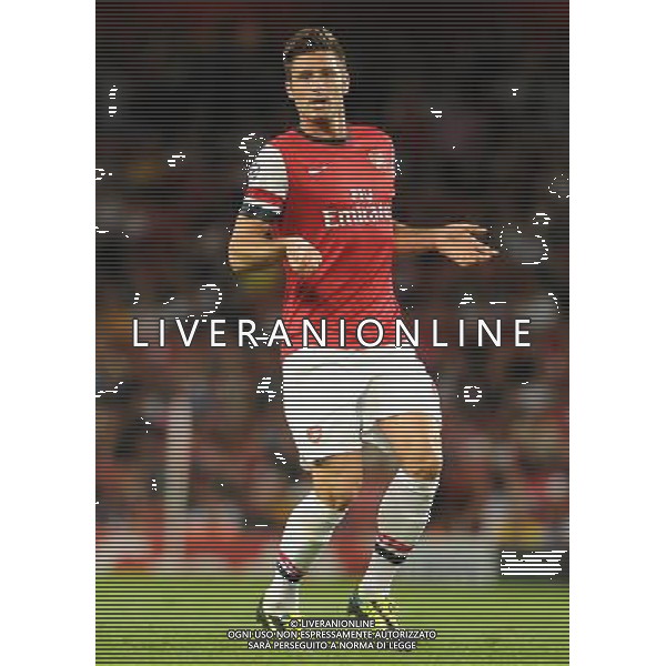  Olivier Giroud playing in the Champions League qualifier second leg, between Arsenal and Fenerbahce at The Emirates Stadium, London, on Tuesday August 27, 2013. ©photoshot/AGENZIA ALDO LIVERANI SAS - ITALY ONLY - EDITORIAL USE ONLY