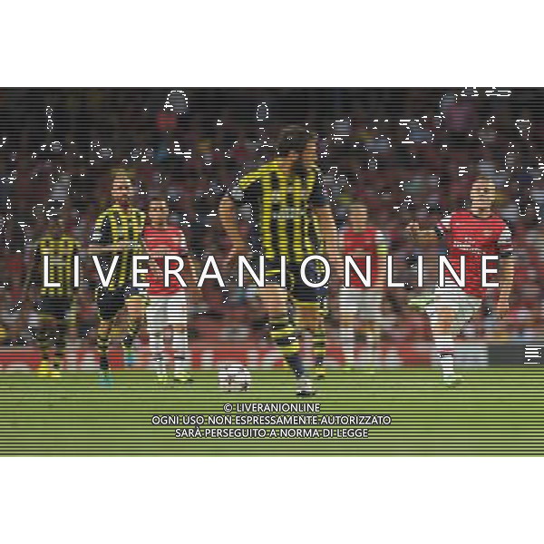  Jack Wilshere playing in the Champions League qualifier second leg, between Arsenal and Fenerbahce at The Emirates Stadium, London, on Tuesday August 27, 2013. ©photoshot/AGENZIA ALDO LIVERANI SAS - ITALY ONLY - EDITORIAL USE ONLY