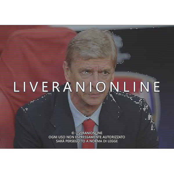  Arsene Wenger before the Champions League qualifier second leg, between Arsenal and Fenerbahce at The Emirates Stadium, London, on Tuesday August 27, 2013. ©photoshot/AGENZIA ALDO LIVERANI SAS - ITALY ONLY - EDITORIAL USE ONLY