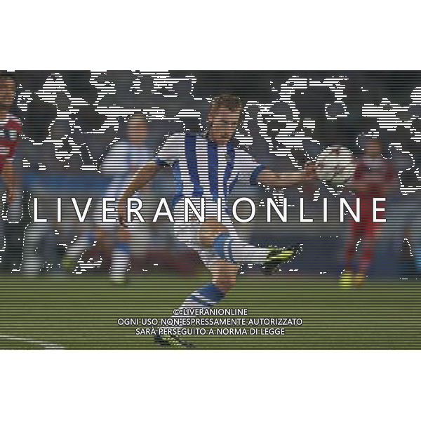 David Zurutuza - 28.08.2013 - Real Sociedad / Lyon - Champions League Play Off - Photo : Manuel Blondeau / Icon Sport AG ALDO LIVERANI SAS ONLY ITALY
