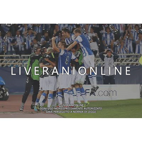 Joie Real Sociedad - 28.08.2013 - Real Sociedad / Lyon - Champions League Play Off - Photo : Manuel Blondeau / Icon Sport AG ALDO LIVERANI SAS ONLY ITALY