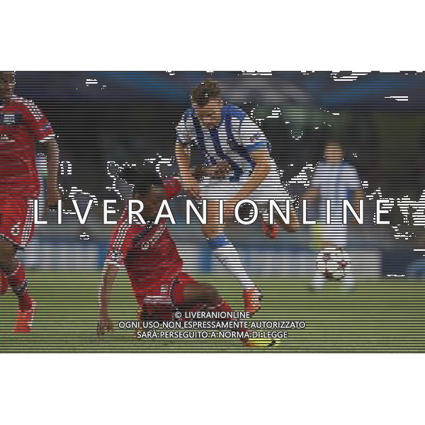 Haris Seferovic / Bakary Kone - 28.08.2013 - Real Sociedad / Lyon - Champions League Play Off - Photo : Manuel Blondeau / Icon Sport AG ALDO LIVERANI SAS ONLY ITALY