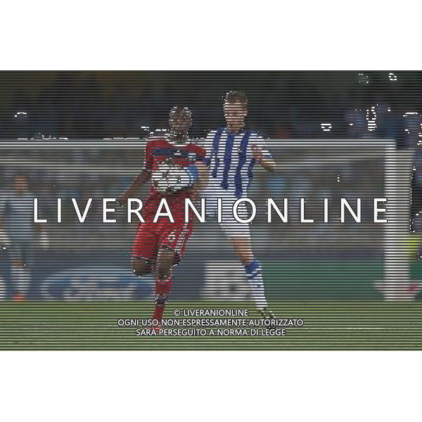 Gueida Fofana / David Zurutuza - 28.08.2013 - Real Sociedad / Lyon - Champions League Play Off - Photo : Manuel Blondeau / Icon Sport AG ALDO LIVERANI SAS ONLY ITALY