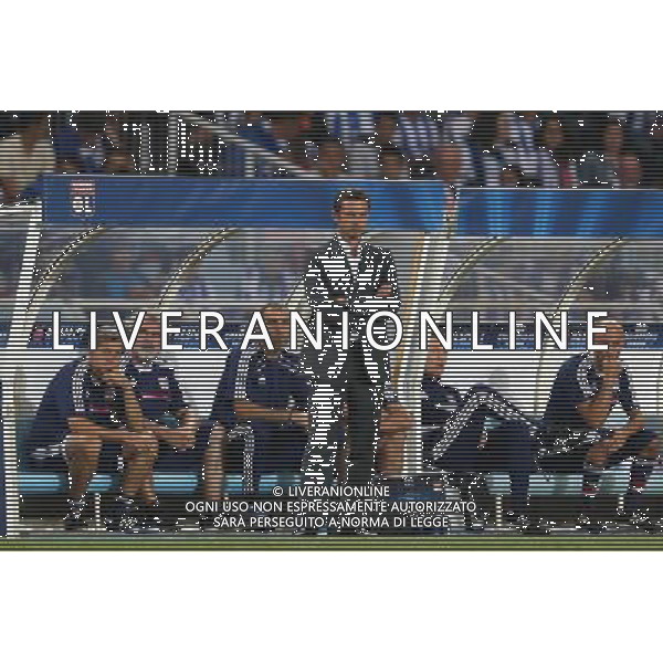 Remi Garde - 28.08.2013 - Real Sociedad / Lyon - Champions League Play Off - Photo : Manuel Blondeau / Icon Sport AG ALDO LIVERANI SAS ONLY ITALY