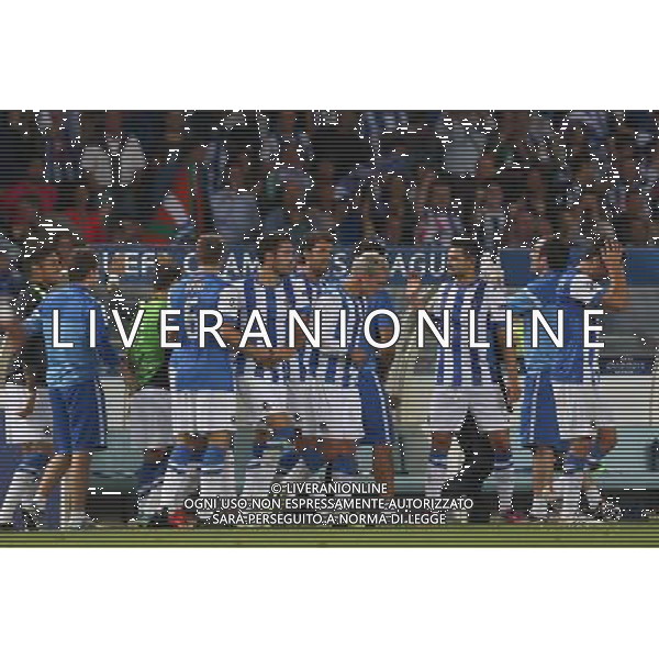 Real Sociedad - 28.08.2013 - Real Sociedad / Lyon - Champions League Play Off - Photo : Manuel Blondeau / Icon Sport AG ALDO LIVERANI SAS ONLY ITALY