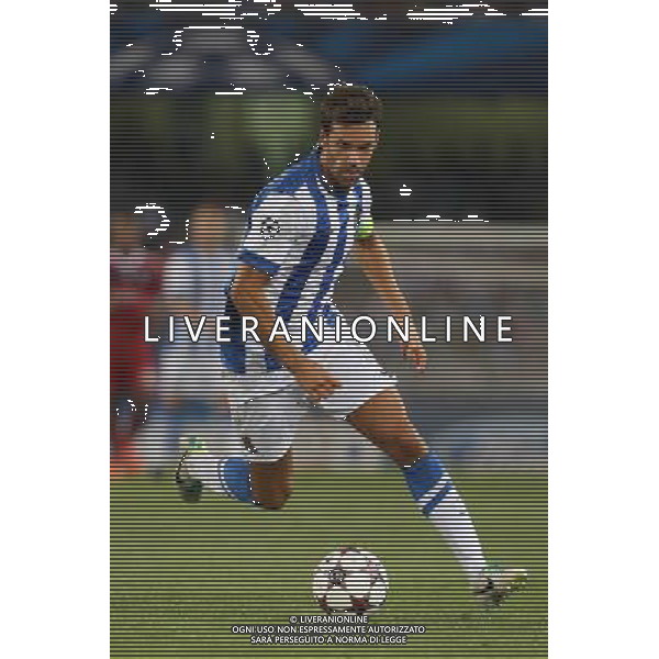 Xabi Prieto - 28.08.2013 - Real Sociedad / Lyon - Champions League Play Off - Photo : Manuel Blondeau / Icon Sport AG ALDO LIVERANI SAS ONLY ITALY