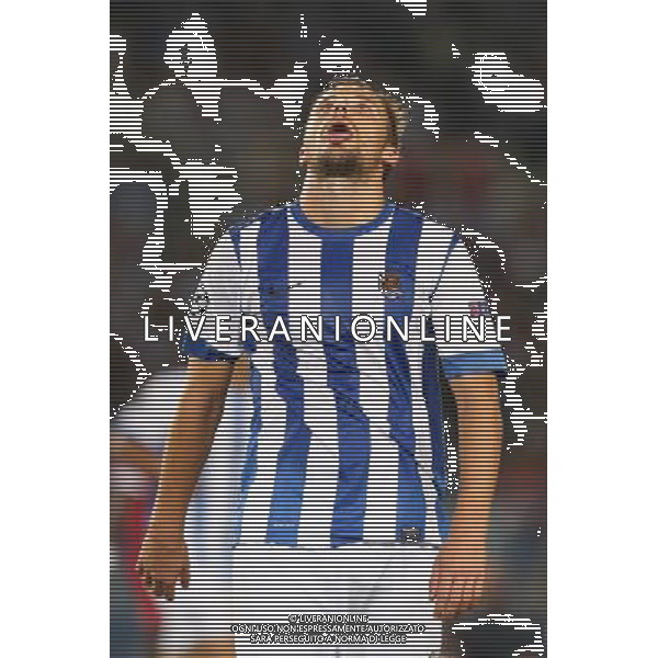 Haris Seferovic - 28.08.2013 - Real Sociedad / Lyon - Champions League Play Off - Photo : Manuel Blondeau / Icon Sport AG ALDO LIVERANI SAS ONLY ITALY