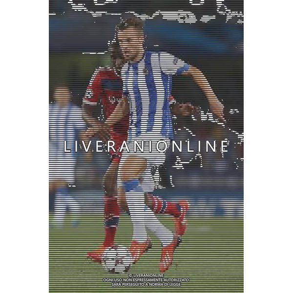 Haris Seferovic - 28.08.2013 - Real Sociedad / Lyon - Champions League Play Off - Photo : Manuel Blondeau / Icon Sport AG ALDO LIVERANI SAS ONLY ITALY