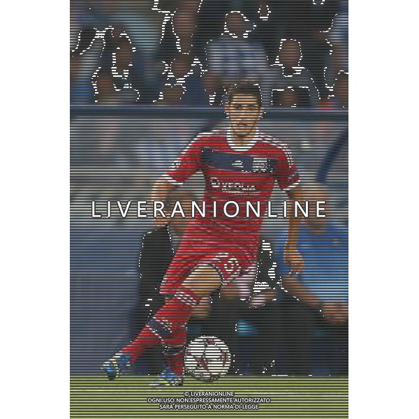 Yassine Benzia - 28.08.2013 - Real Sociedad / Lyon - Champions League Play Off - Photo : Manuel Blondeau / Icon Sport AG ALDO LIVERANI SAS ONLY ITALY