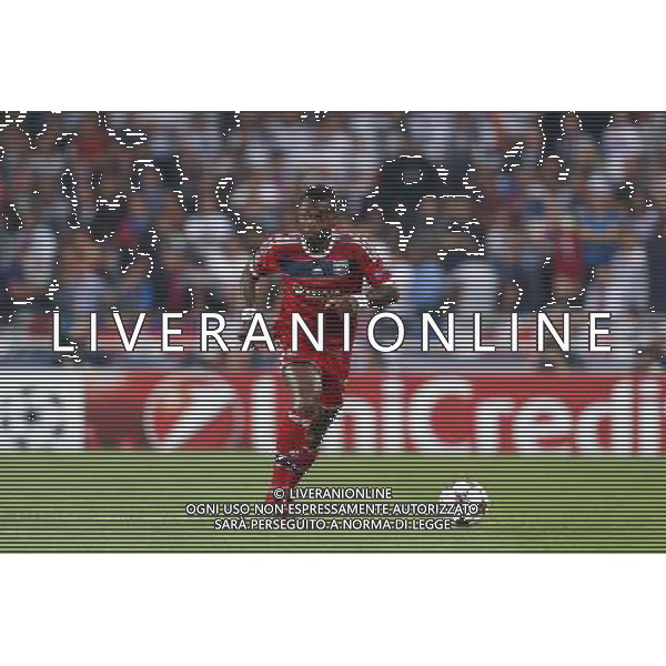 Henri Bedimo - 28.08.2013 - Real Sociedad / Lyon - Champions League Play Off - Photo : Manuel Blondeau / Icon Sport AG ALDO LIVERANI SAS ONLY ITALY