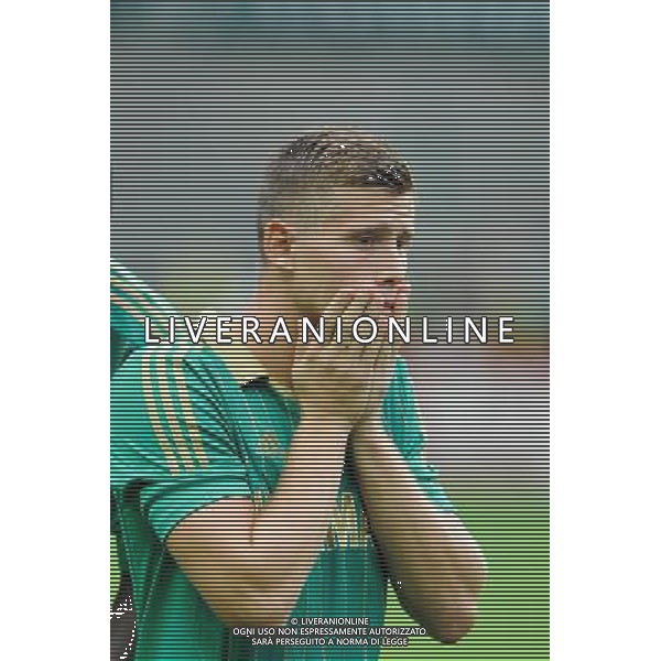 Franck TABANOU - 29.08.2013 - Saint Etienne / Esbjerg FB - Europa League 2013 Photo : Jean Paul Thomas / Icon Sport AG ALDO LIVERANI SAS ONLY ITALY
