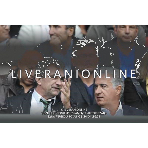 Dominique ROCHETEAU / Bernard CAIAZZO - 29.08.2013 - Saint Etienne / Esbjerg FB - Europa League 2013 Photo : Jean Paul Thomas / Icon Sport AG ALDO LIVERANI SAS ONLY ITALY