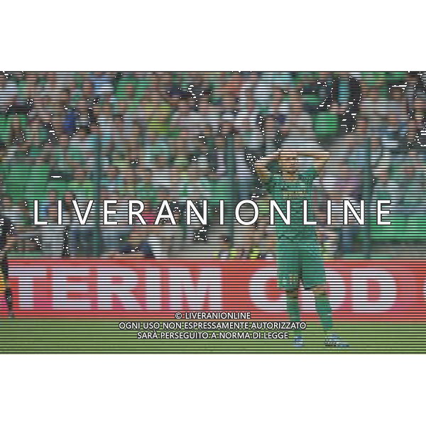 Renaud COHADE - 29.08.2013 - Saint Etienne / Esbjerg FB - Europa League 2013 Photo : Jean Paul Thomas / Icon Sport AG ALDO LIVERANI SAS ONLY ITALY