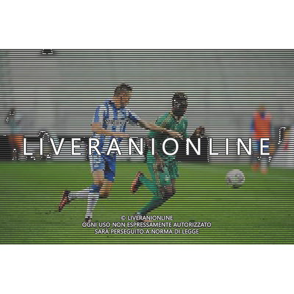 Jacob ANKERSEN / Allan SAINT MAXIMIN - 29.08.2013 - Saint Etienne / Esbjerg FB - Europa League 2013 Photo : Jean Paul Thomas / Icon Sport AG ALDO LIVERANI SAS ONLY ITALY