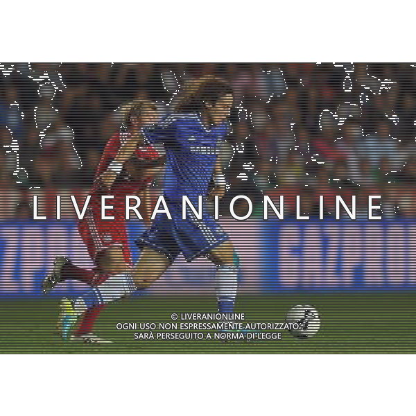 2013.08.30 PRAGA PILKA NOZNA SUPER PUCHAR EUROPY 2013 FOOTBALL UEFA SUPERCUP 2013 FC BAYERN MONACHIUM - FC CHELSEA LONDYN N/Z DAVID LUIZ FOTO LUKASZ LASKOWSKI / PRESSFOCUS NEWSPIXPL --- Newspix.pl AG ALDO LIVERANI SAS ONLY ITALY *** Local Caption *** www.newspix.pl mail us: info@newspix.pl call us: 0048 022 23 22 222 --- Polish Picture Agency by Ringier Axel Springer Poland