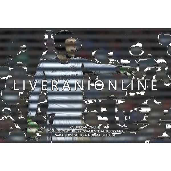 2013.08.30 PRAGA PILKA NOZNA SUPER PUCHAR EUROPY 2013 FOOTBALL UEFA SUPERCUP 2013 FC BAYERN MONACHIUM - FC CHELSEA LONDYN N/Z PETR CECH FOTO LUKASZ LASKOWSKI / PRESSFOCUS NEWSPIXPL --- Newspix.pl AG ALDO LIVERANI SAS ONLY ITALY *** Local Caption *** www.newspix.pl mail us: info@newspix.pl call us: 0048 022 23 22 222 --- Polish Picture Agency by Ringier Axel Springer Poland