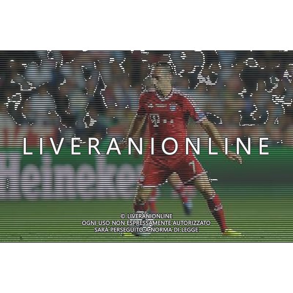 2013.08.30 PRAGA PILKA NOZNA SUPER PUCHAR EUROPY 2013 FOOTBALL UEFA SUPERCUP 2013 FC BAYERN MONACHIUM - FC CHELSEA LONDYN N/Z FRANCK RIBERY FOTO LUKASZ LASKOWSKI / PRESSFOCUS NEWSPIXPL --- Newspix.pl AG ALDO LIVERANI SAS ONLY ITALY *** Local Caption *** www.newspix.pl mail us: info@newspix.pl call us: 0048 022 23 22 222 --- Polish Picture Agency by Ringier Axel Springer Poland