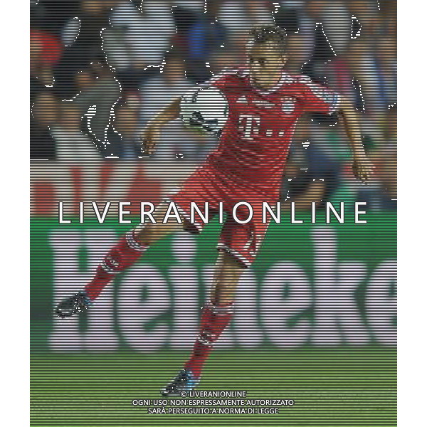 2013.08.30 PRAGA PILKA NOZNA SUPER PUCHAR EUROPY 2013 FOOTBALL UEFA SUPERCUP 2013 FC BAYERN MONACHIUM - FC CHELSEA LONDYN N/Z RAFINHA FOTO LUKASZ LASKOWSKI / PRESSFOCUS NEWSPIXPL --- Newspix.pl AG ALDO LIVERANI SAS ONLY ITALY *** Local Caption *** www.newspix.pl mail us: info@newspix.pl call us: 0048 022 23 22 222 --- Polish Picture Agency by Ringier Axel Springer Poland