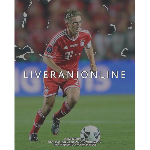 2013.08.30 PRAGA PILKA NOZNA SUPER PUCHAR EUROPY 2013 FOOTBALL UEFA SUPERCUP 2013 FC BAYERN MONACHIUM - FC CHELSEA LONDYN N/Z PHILIPP LAHM FOTO LUKASZ LASKOWSKI / PRESSFOCUS NEWSPIXPL --- Newspix.pl AG ALDO LIVERANI SAS ONLY ITALY *** Local Caption *** www.newspix.pl mail us: info@newspix.pl call us: 0048 022 23 22 222 --- Polish Picture Agency by Ringier Axel Springer Poland