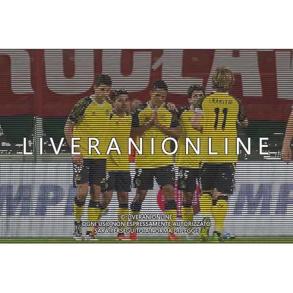 POLSKA WROCLAW 29 08 2013 STADION MIEJSKI aleja SLASKA 1 SEZON 2013 2014 UEFA LIGA EUROPY REWANZOWY MECZ CZWARTEJ RUNDY ELIMINACYJI LIGI EUROPY WKS SLASK WROCLAW v SEVILLA FC N Z VITOLO VICTOR MACHIN PEREZ sevilla fc 20 BRYAN RABELLO sevilla fc 14 CARLOS ARTURO BACCA AHUMADA sevilla fc 9 radosc po gol bramka joy after goal celebrates after scoring goal JAIRO SAMPERIO BUSTARA sevilla fc 45 IVAN RAKITIC sevilla fc 11 SEBASTIAN BOROWSKI Newspix pl POLAND WROCLAW 29 08 2013 STADIUM MUNICIPAL avenue SLASKA 1 SEASON 2013 2014 UEFA EUROPA LEAGUE SECOND LEG FOURTH QUALIFYING ROUND LEAGUE EUROPE MATCH WKS SLASK WROCLAW v SEVILLA FC --- Newspix.pl AG ALDO LIVERANI SAS ONLY ITALY *** Local Caption *** www.newspix.pl mail us: info@newspix.pl call us: 0048 022 23 22 222 --- Polish Picture Agency by Ringier Axel Springer Poland